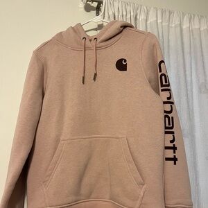 Pink Carhartt hoodie